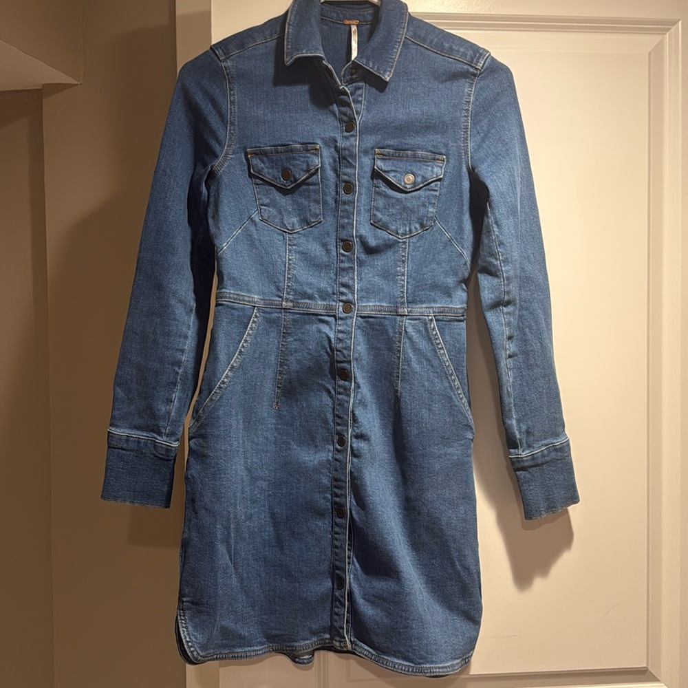 Free People denim dress